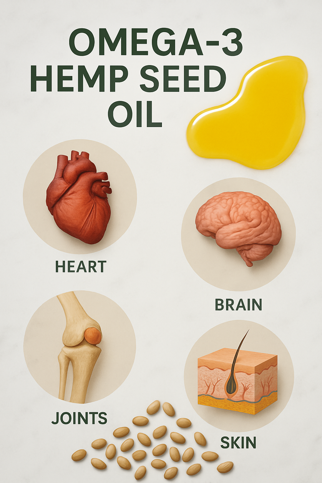 Hemp oil with heart joints skin brain area that psoratic arthritis affect